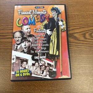 Funniest Moments of Comedy - 6-DVD Pack, Featuring 3-Stooges And Many More! New